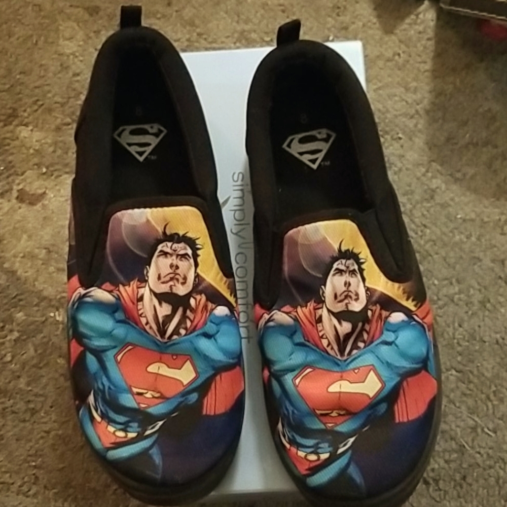 Superman sneakers by DC comics